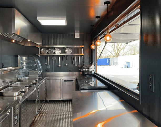 Intérieur kiosque événementiel