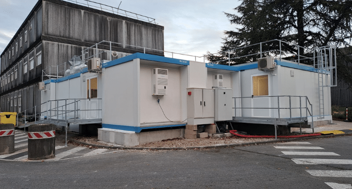 Cuisine temporaire installée à l'ESAT du TAOURO